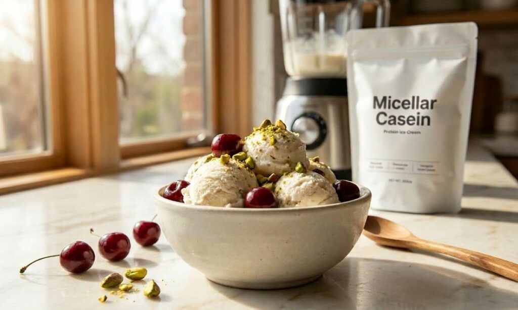 High protein ice